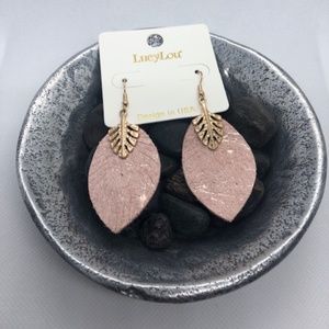 Blush Teardrop Earrings